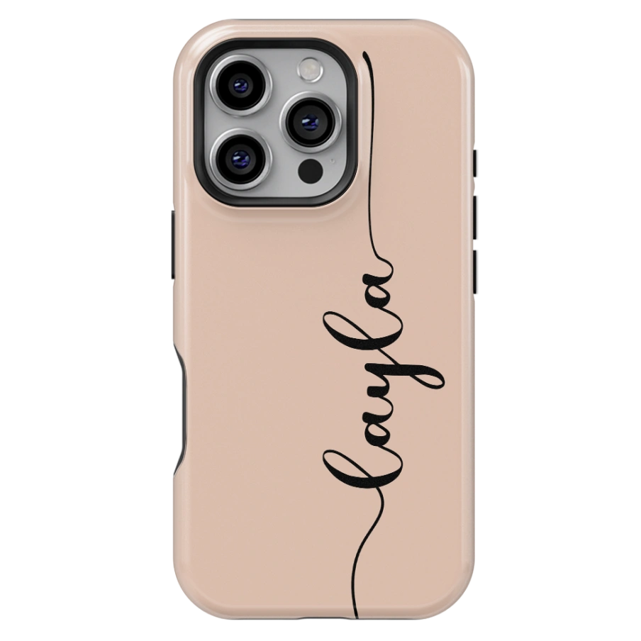 Nude Color Personalized iPhone Case