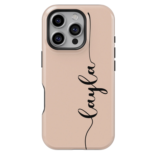 Nude Color Personalized iPhone Case