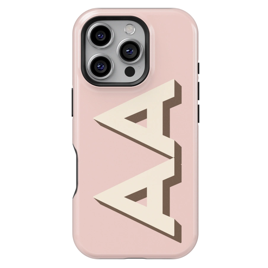 Big Initials Personalized iPhone Case