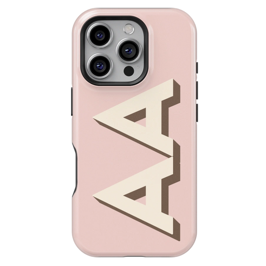 Big Initials Personalized iPhone Case