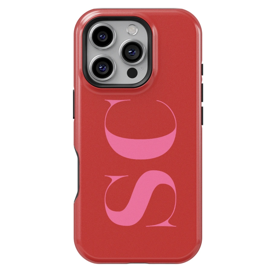 Large Initials Personalized Monogram iPhone Case