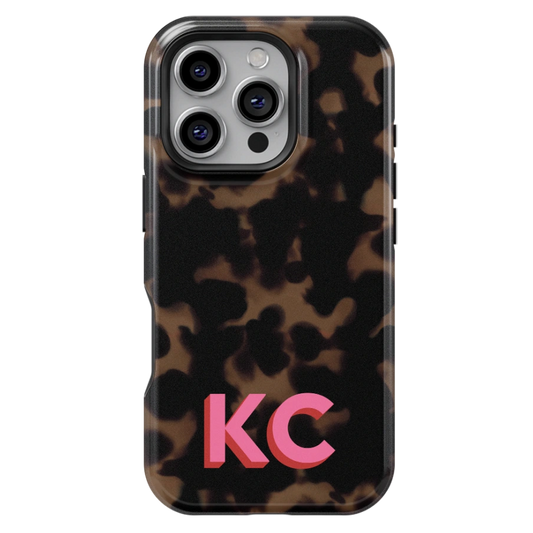 Tortoise Shell Personalized Name Phone Case