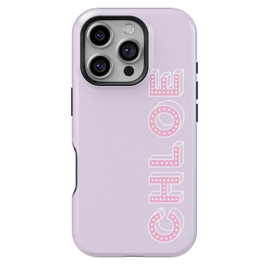 Neon Personalized Monogram iPhone Case