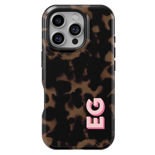 Tortoise Personalized Monogram Phone Case