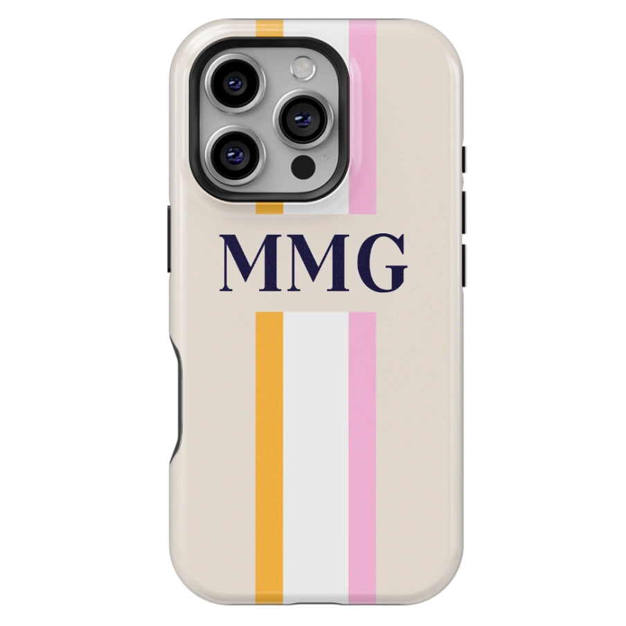 Stripe Personalized iPhone Case