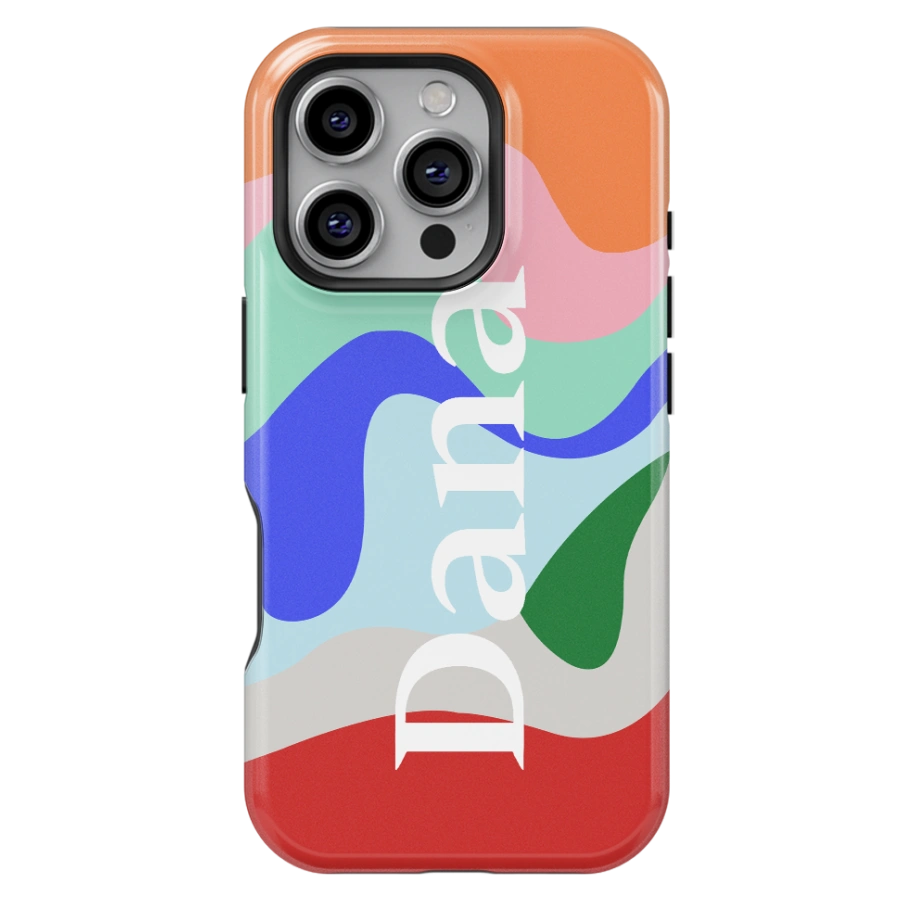 Flowing Color Personalized Phone Case