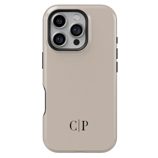 Morandi Personalized Initial iPhone Case