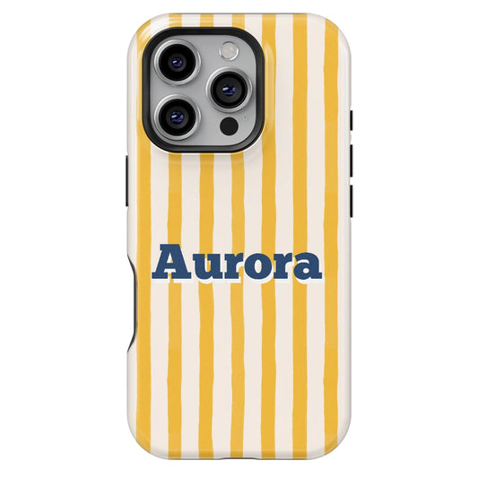 Tropic Line Personalized iPhone Case