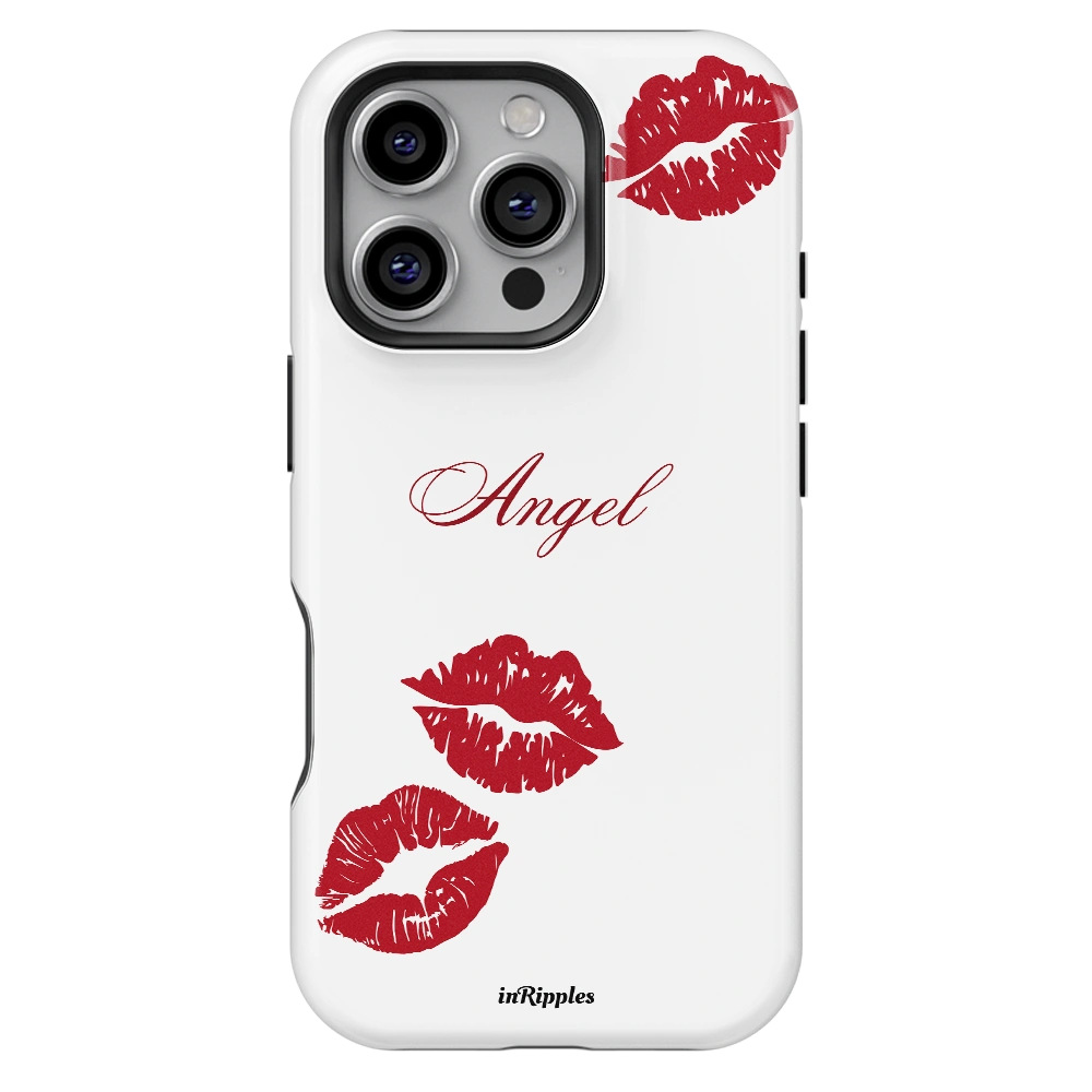 Kiss Kiss Personalized Name iPhone Case