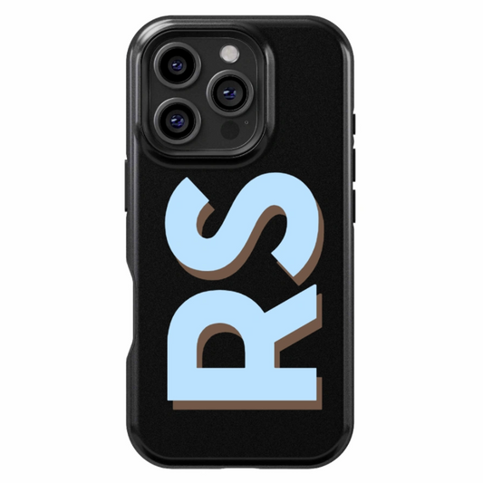 Big Initials Personalized iPhone Case