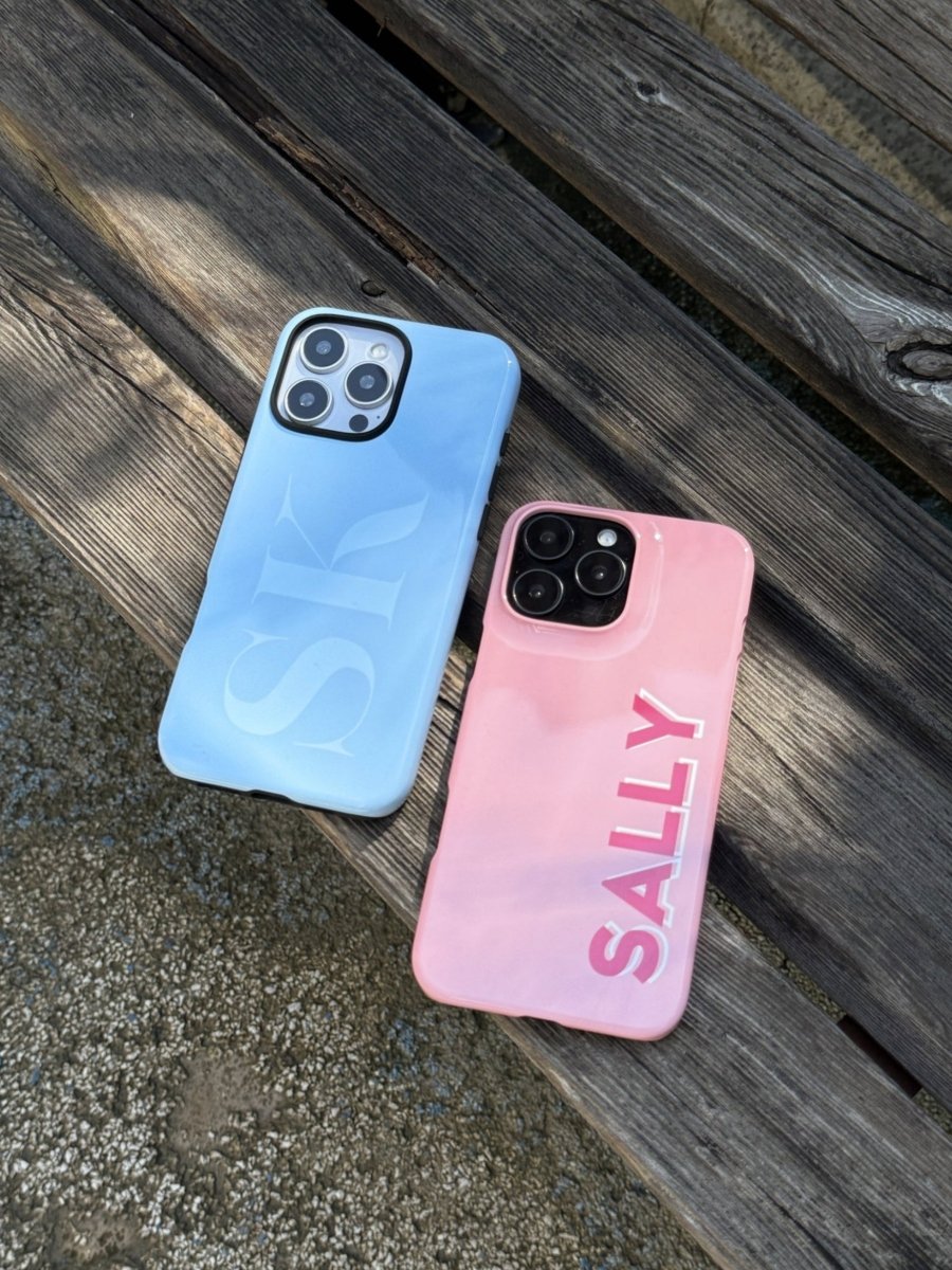 Personalized Initial iPhone Case - Custom Phone Cases - iPhone 16 Pro Max - Slim - inRipples
