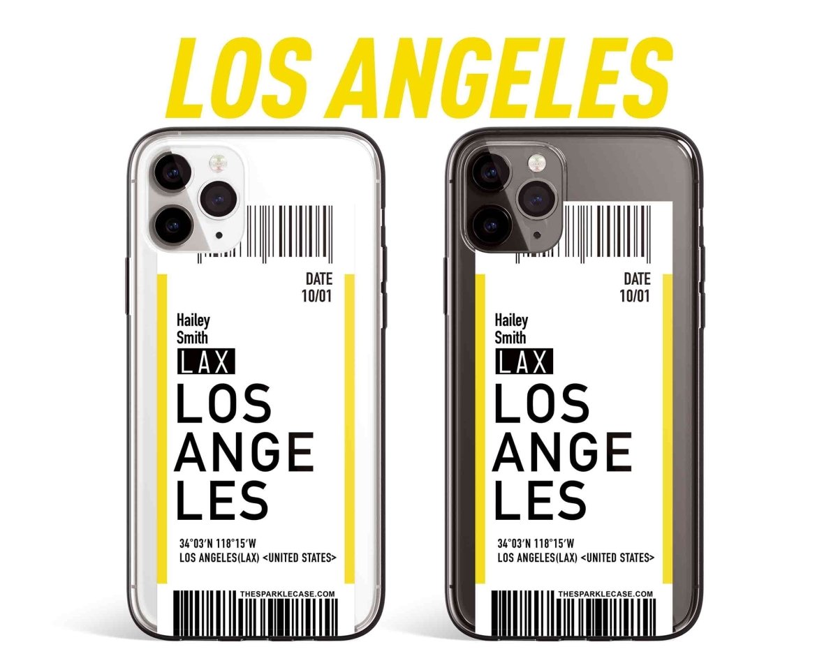 Boarding Pass Personalized Custom Name iPhone Phone Case - Custom Phone Cases - iPhone 16 Pro Max - Clear Case - inRipples