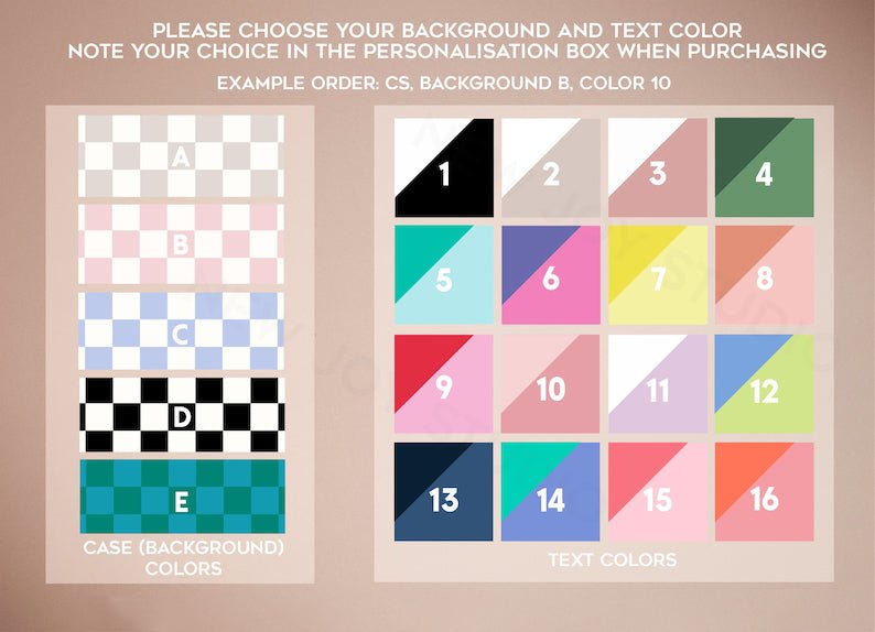 Checkerboard Initials Personalized iPhone Case - Custom Phone Cases - iPhone 14 Pro - Slim - inRipples