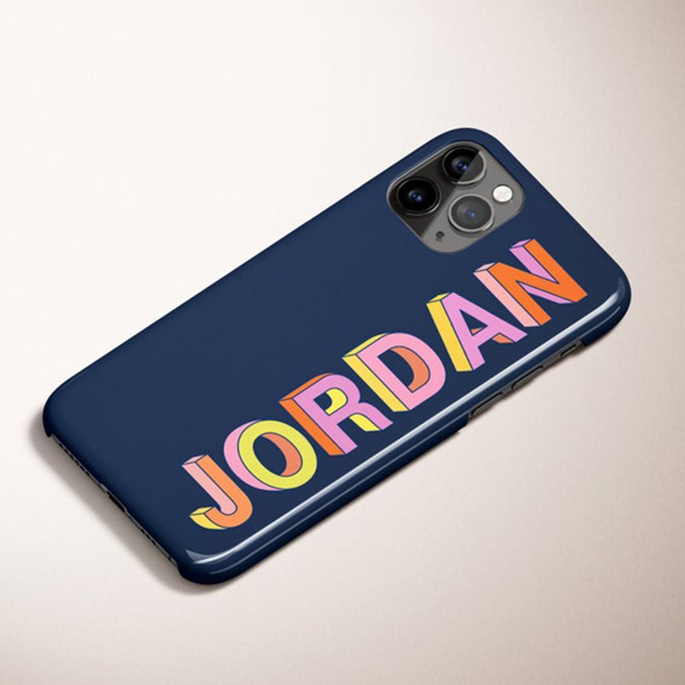 Cute Initials Personalized Monogram iPhone Case - Custom Phone Cases - iPhone 14 Pro - Slim - inRipples
