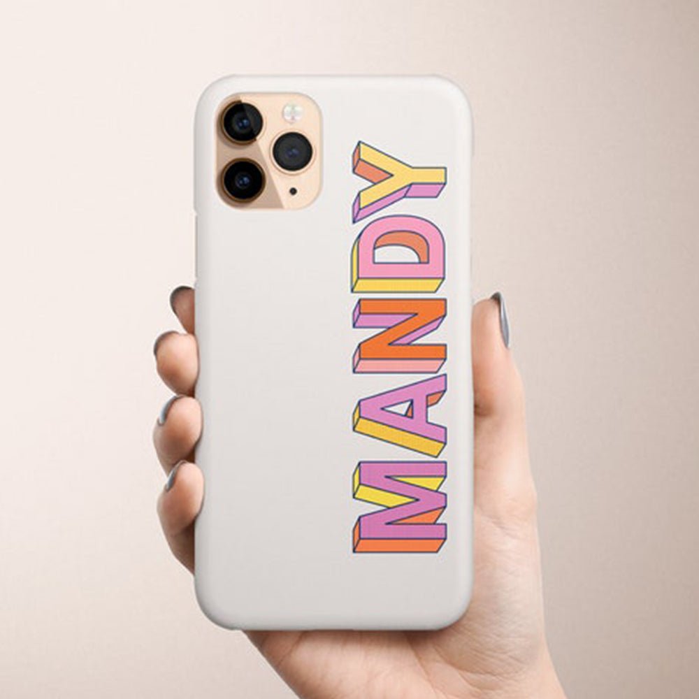 Cute Initials Personalized Monogram iPhone Case - Custom Phone Cases - iPhone 14 Pro - Slim - inRipples
