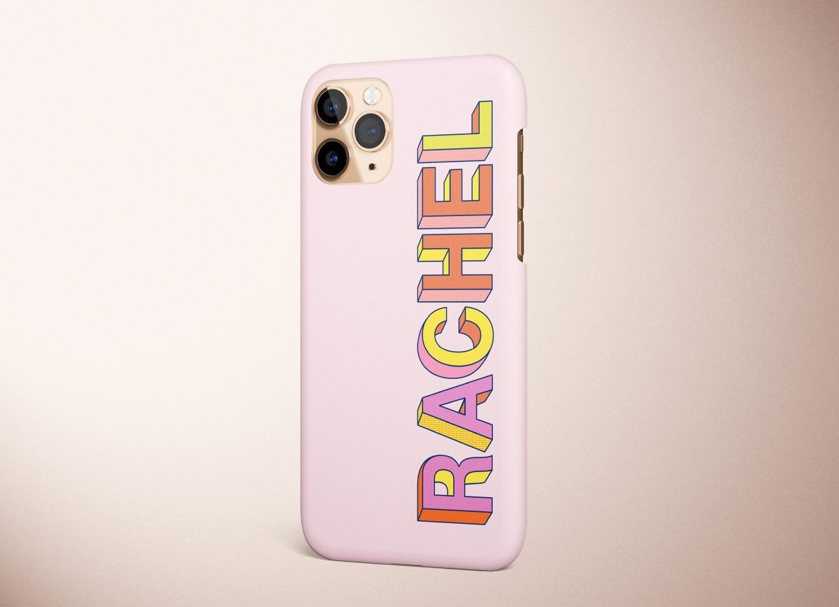 Cute Initials Personalized Monogram iPhone Case - Custom Phone Cases - iPhone 14 Pro - Slim - inRipples