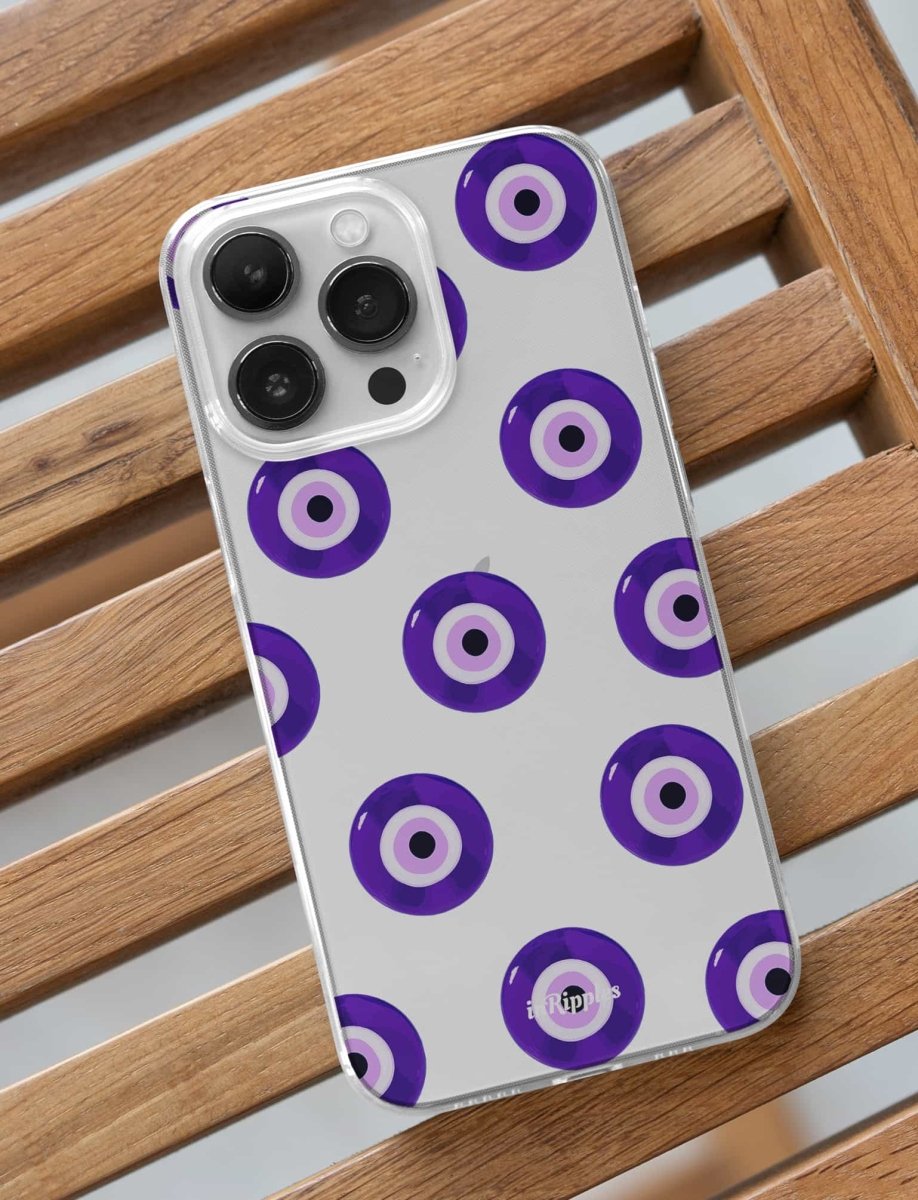 Evil Eyes iPhone Case - Purple - Mobile Phone Cases - iPhone 16 Pro Max - inRipples