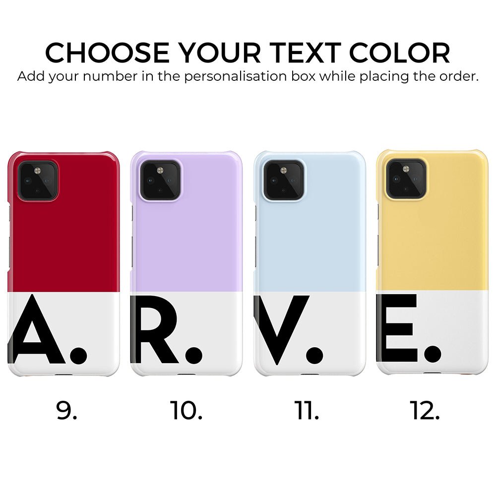 Initials Personalized Monogram iPhone Case - Custom Phone Cases - iPhone 14 Pro - Slim - inRipples