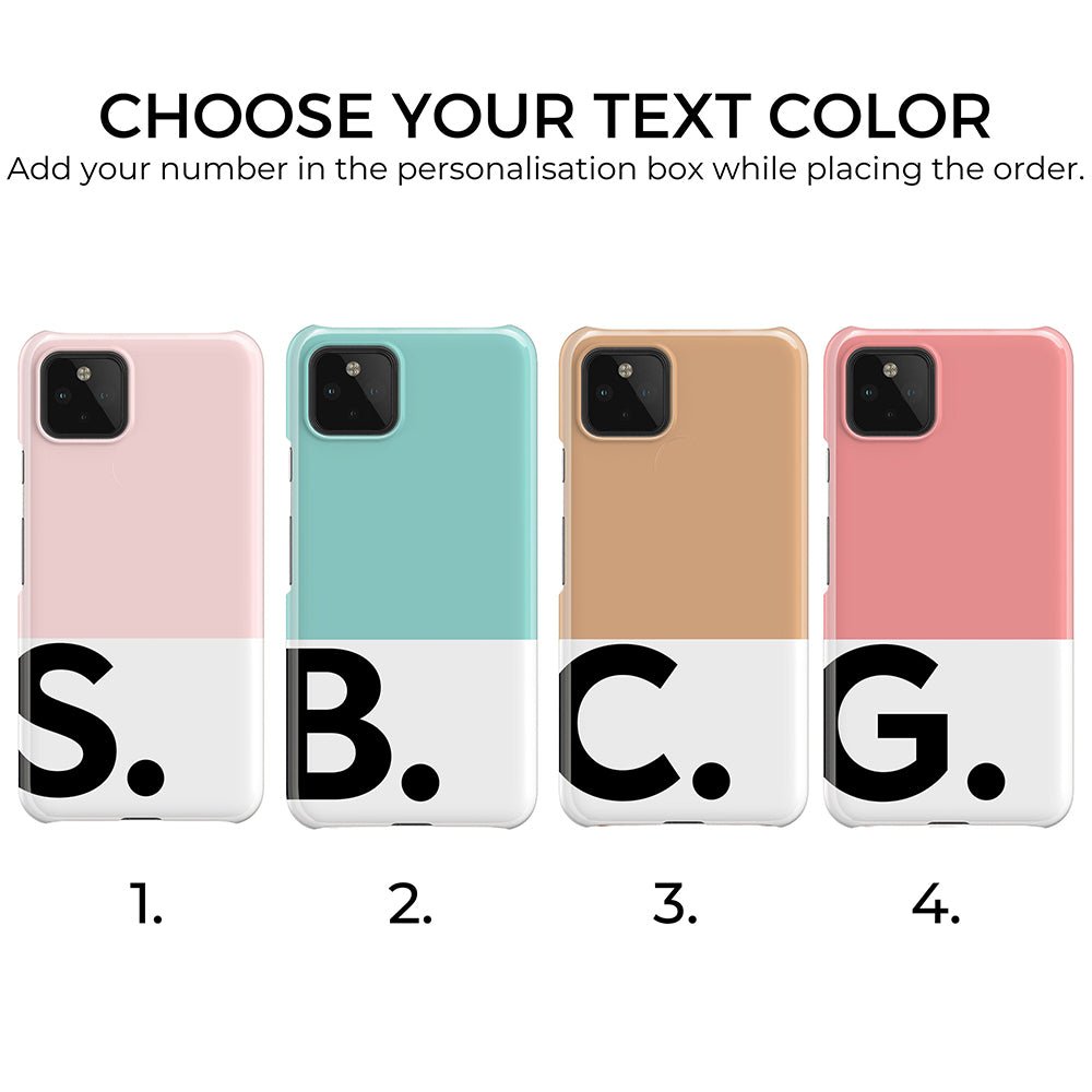 Initials Personalized Monogram iPhone Case - Custom Phone Cases - iPhone 14 Pro - Slim - inRipples