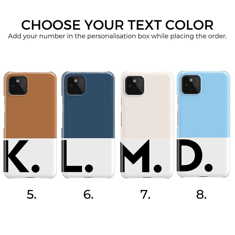 Initials Personalized Monogram iPhone Case - Custom Phone Cases - iPhone 14 Pro - Slim - inRipples