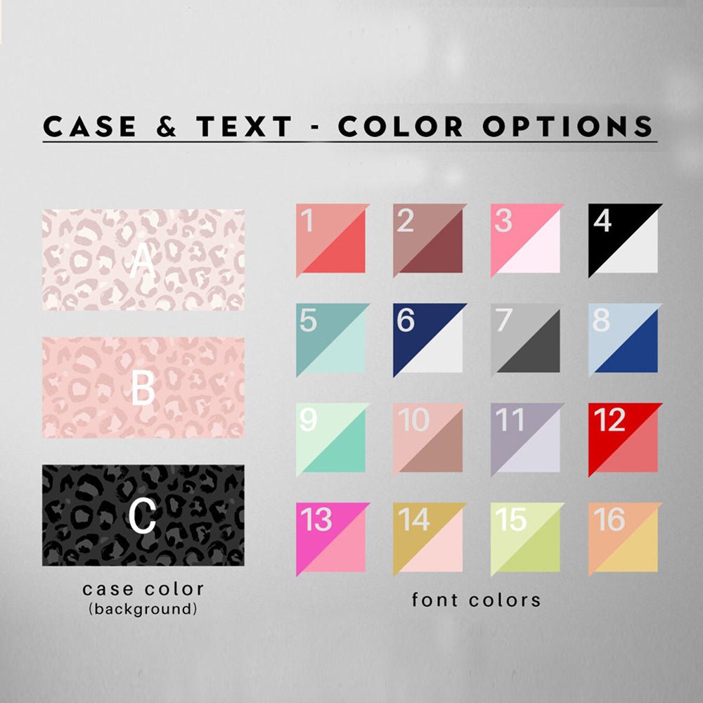 Leopard Print Initial Personalized iPhone Case - Custom Phone Cases - iPhone 14 Pro - Slim - inRipples