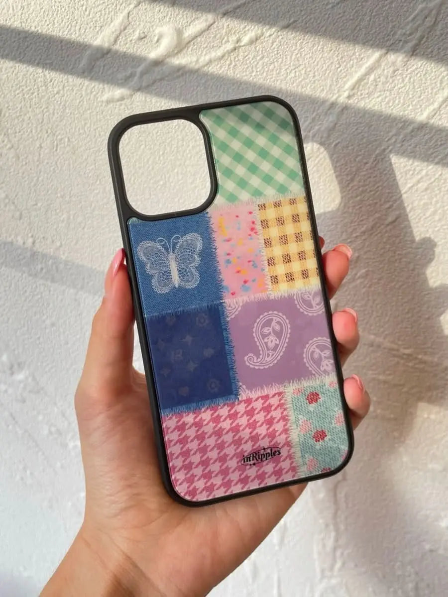 Patchwork Textile iPhone Case - Mobile Phone Cases - iPhone 16 Pro Max - inRipples
