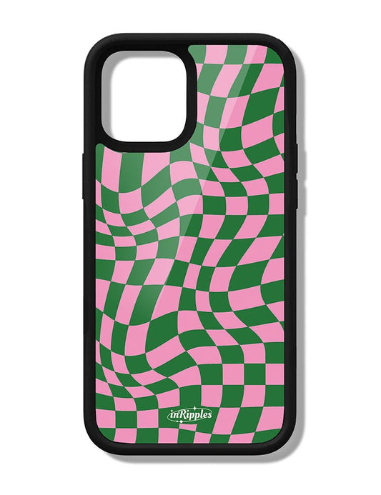 Pink & Green Check iPhone Case - Mobile Phone Cases - iPhone 16 Pro Max - inRipples