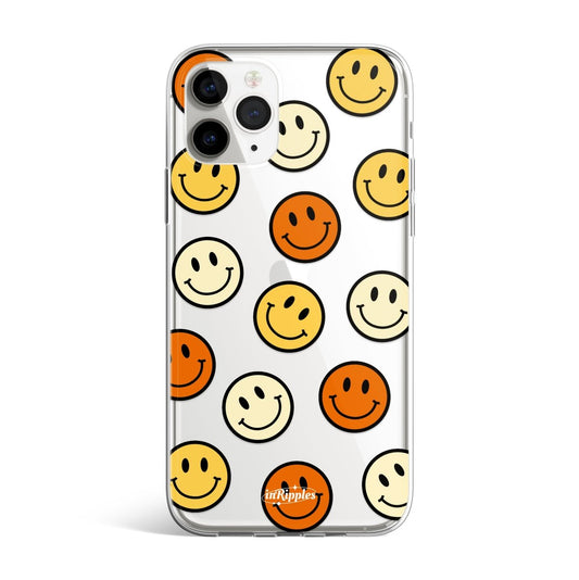 Smile Face iPhone Case - Yellow - Mobile Phone Cases - iPhone 16 Pro Max - inRipples