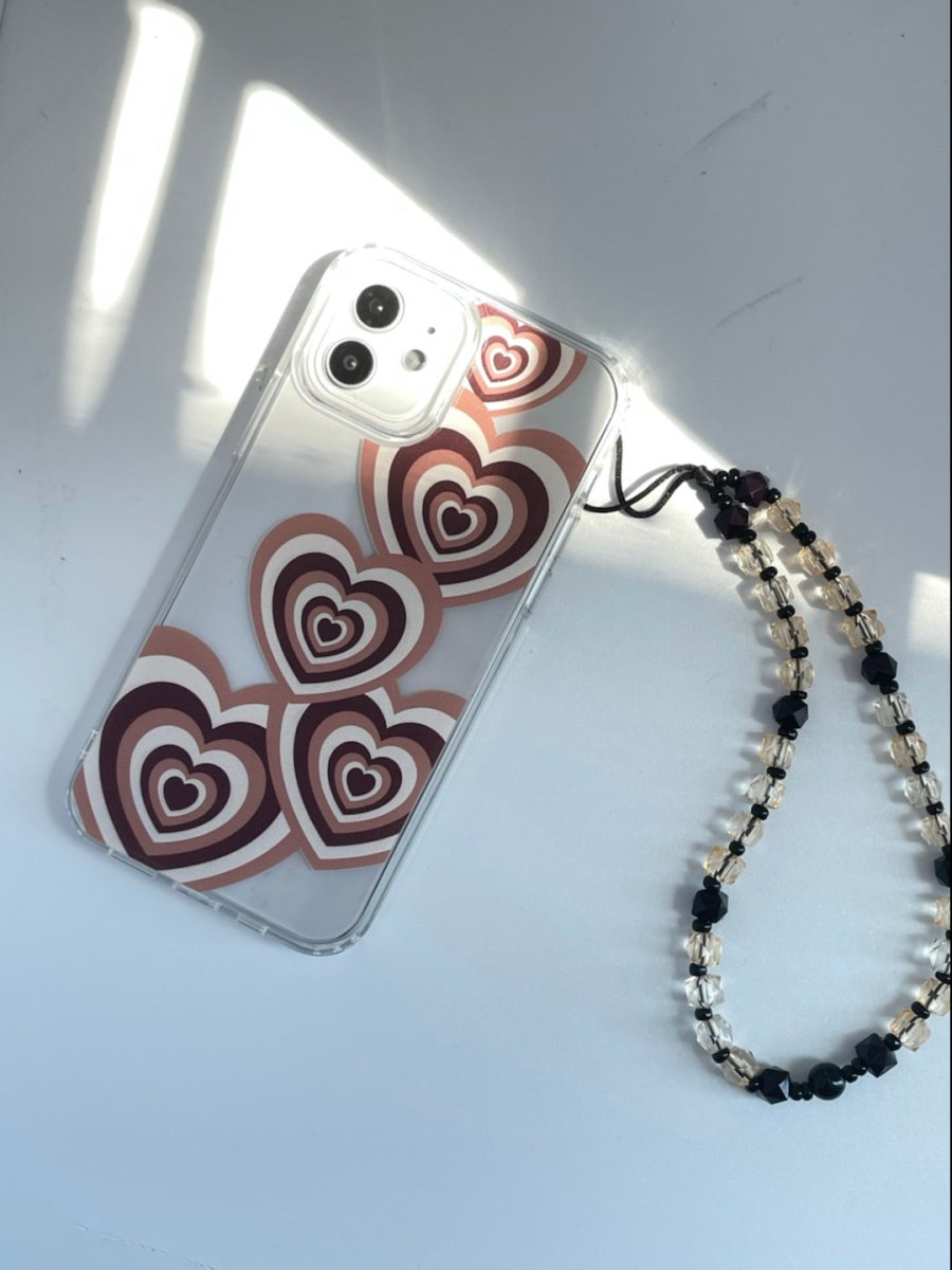 Yellow Crystal Beads Phone Charm - Mobile Phone Cases - inRipples
