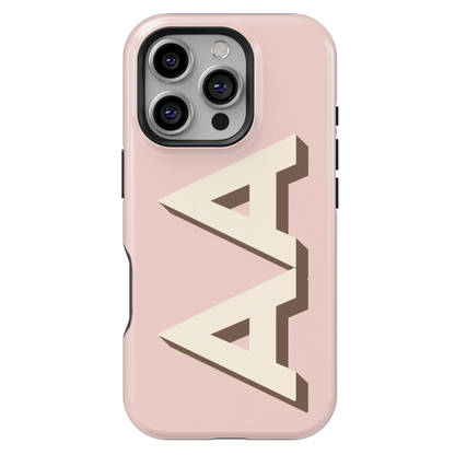 Big Initials Personalized iPhone Case