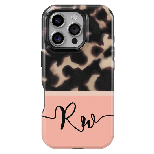 Tortoise Shell Personalized iPhone Case
