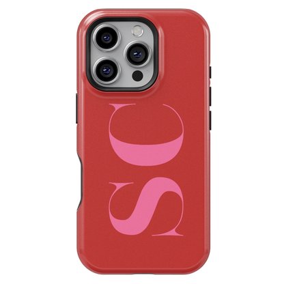 Large Initials Personalized Monogram iPhone Case