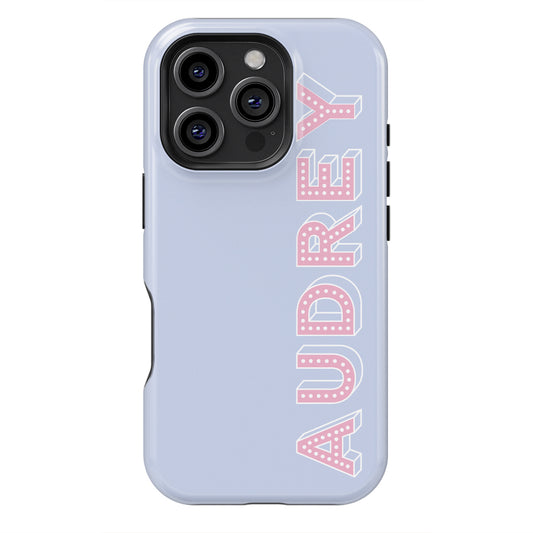 Neon Personalized Monogram iPhone Case