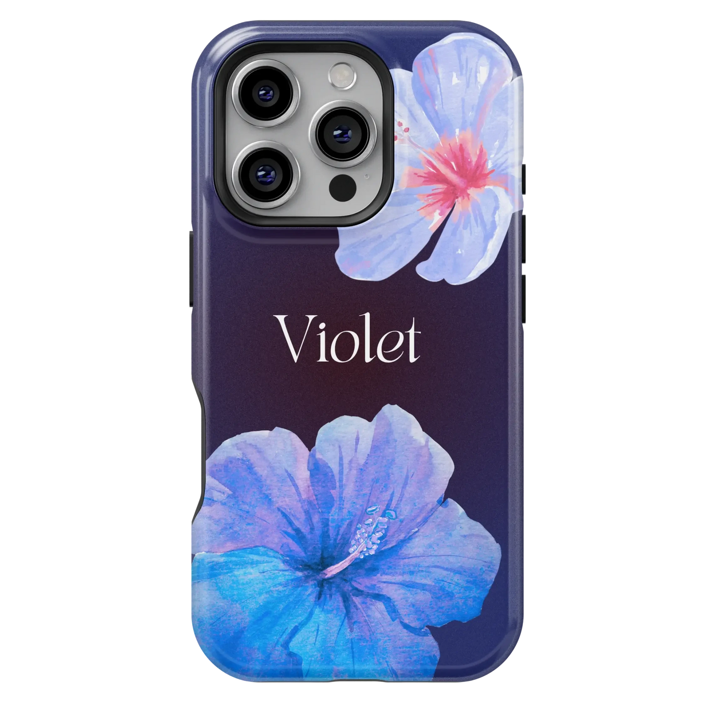 Summer Hibiscus Personalized Initial iPhone Case - inRipples
