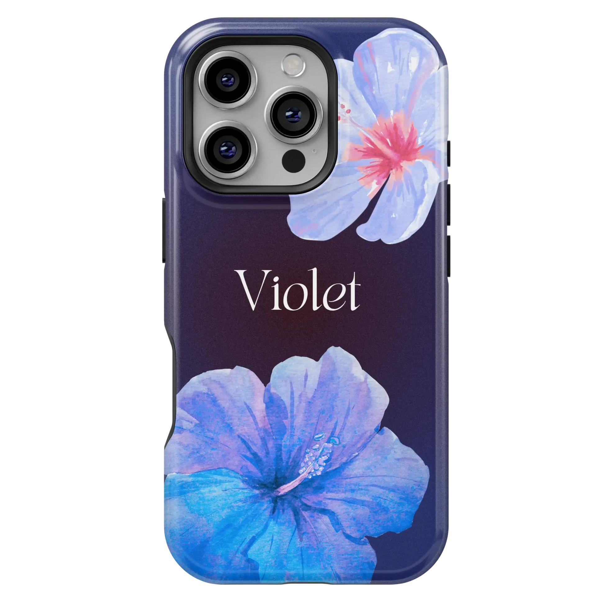 Summer Hibiscus Personalized Initial iPhone Case - inRipples