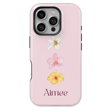 Summer Flowers Personalized iPhone Case - inRipples