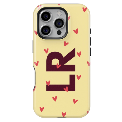 Heart Bubbles Personalized iPhone Case