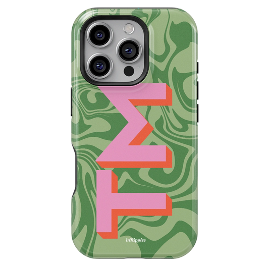 LiquidSwirl Personalized iPhone Case