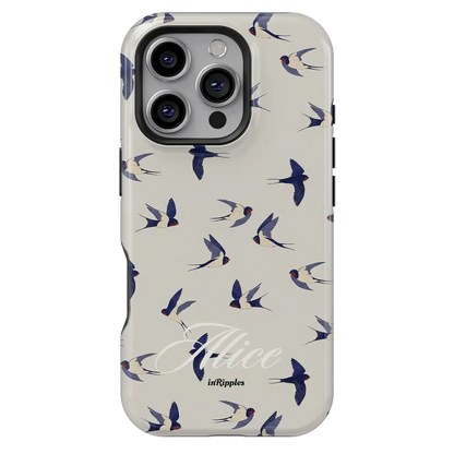 Meadow Flight Personalized iPhone Case