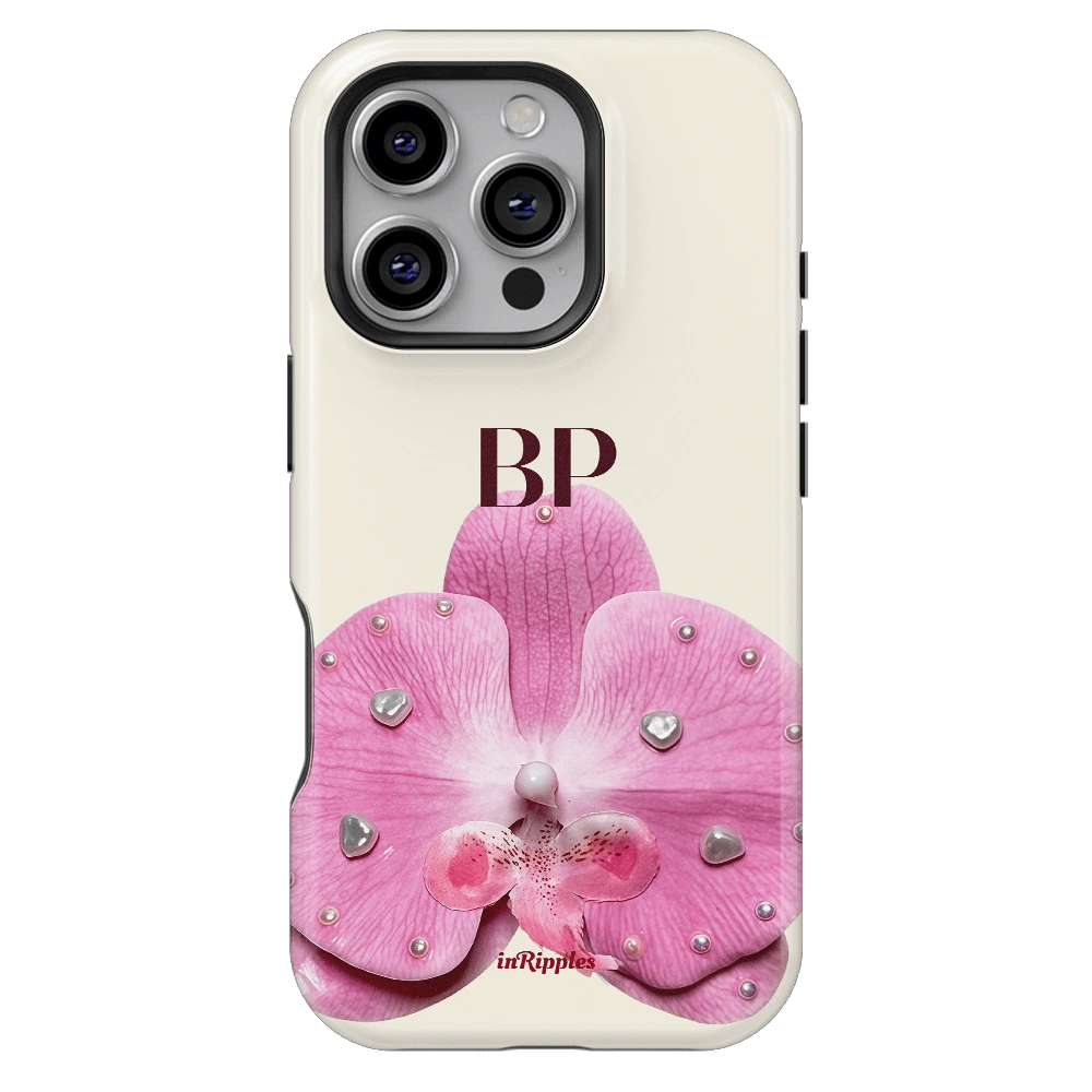 VELIA ORCHID | Personalized Name iPhone Case