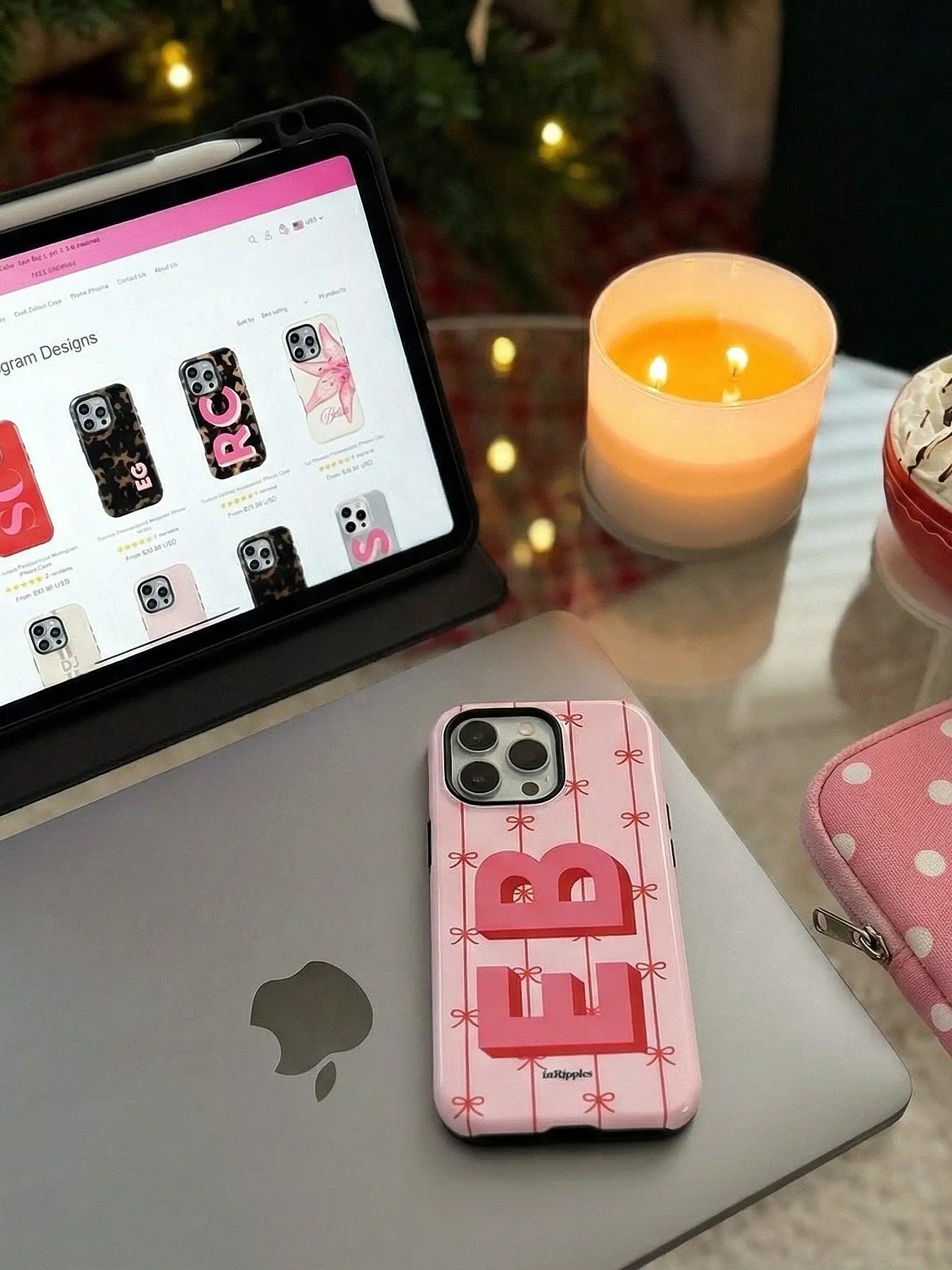 BowBliss Personalized Name iPhone Case