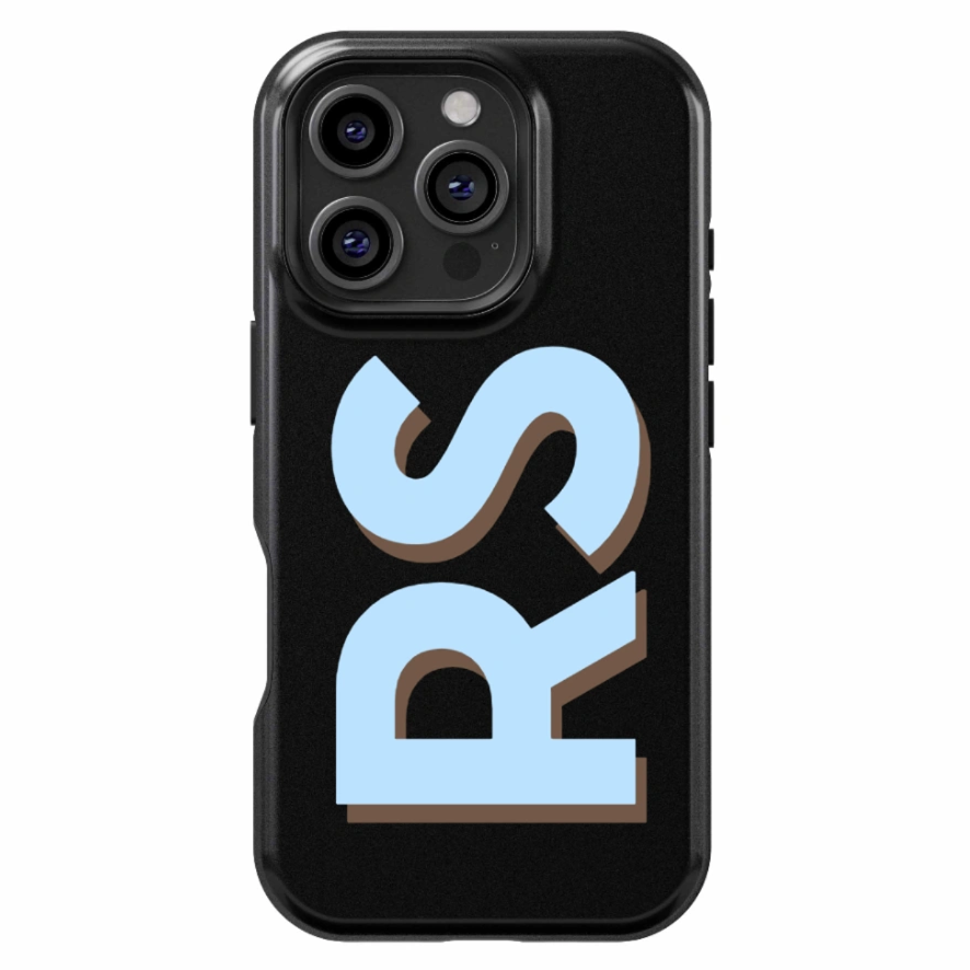 Big Initials Personalized iPhone Case