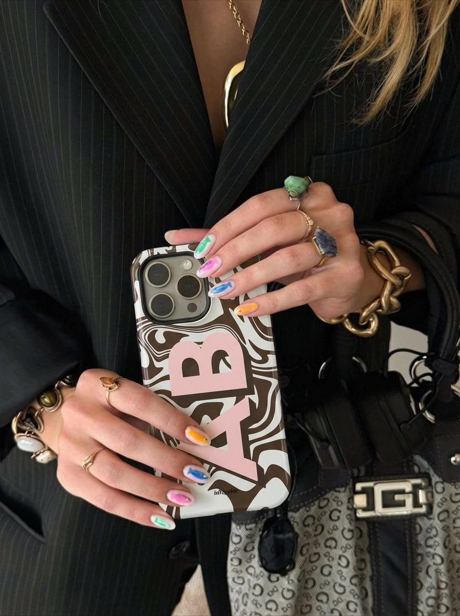 LiquidSwirl Personalized iPhone Case - inRipples