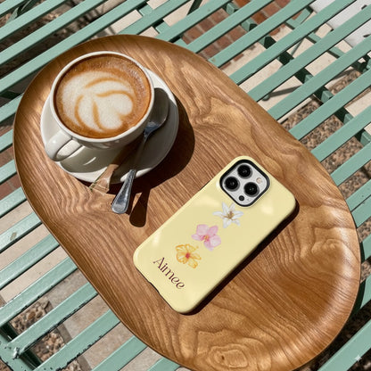 Summer Flowers Personalized iPhone Case