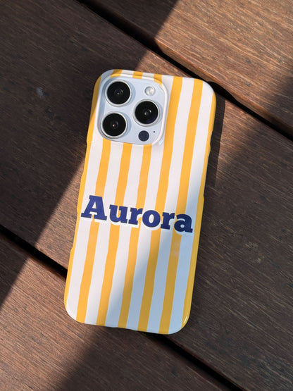 Tropic Line Personalized iPhone Case - inRipples