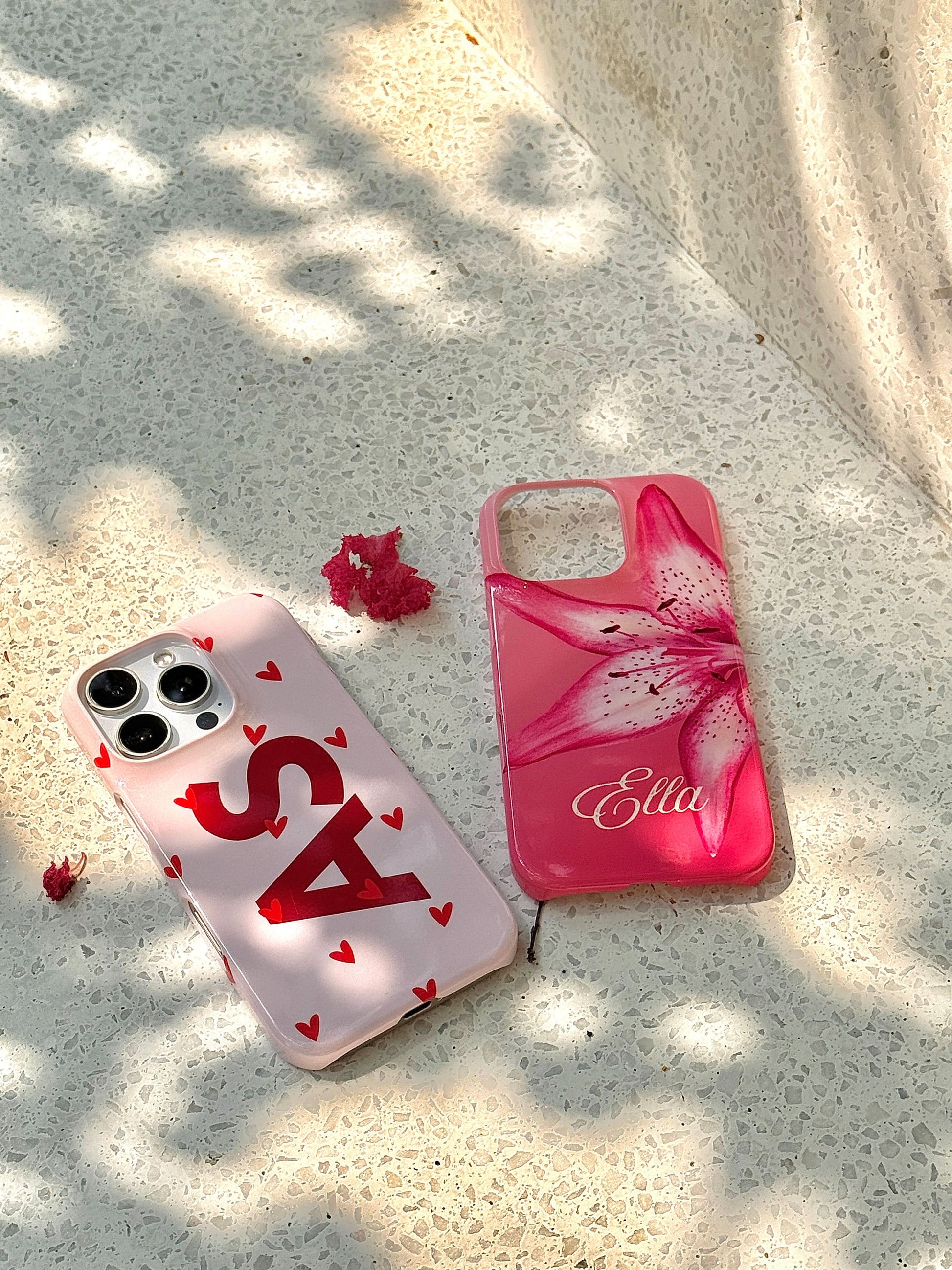 Heart Bubbles Personalized iPhone Case - inRipples