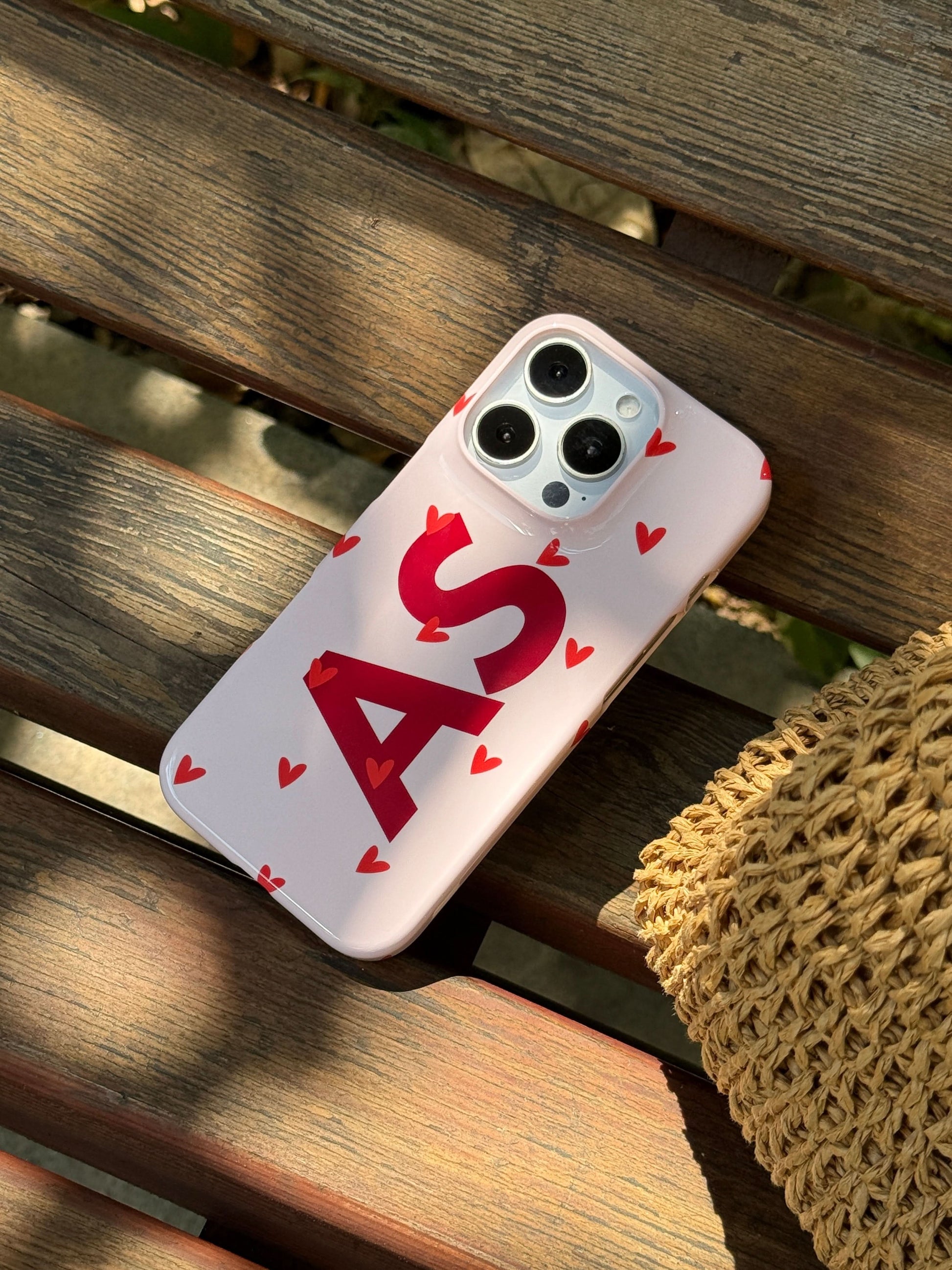 Heart Bubbles Personalized iPhone Case - inRipples