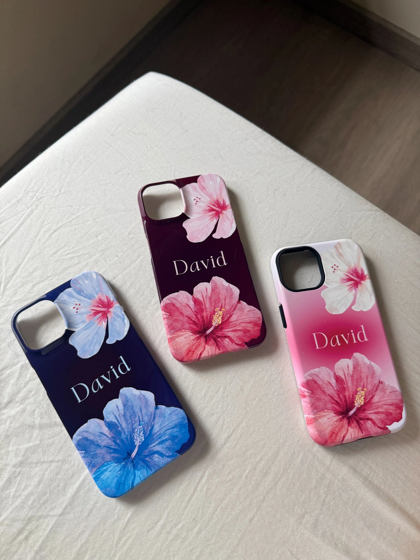 Summer Hibiscus Personalized Initial iPhone Case - inRipples