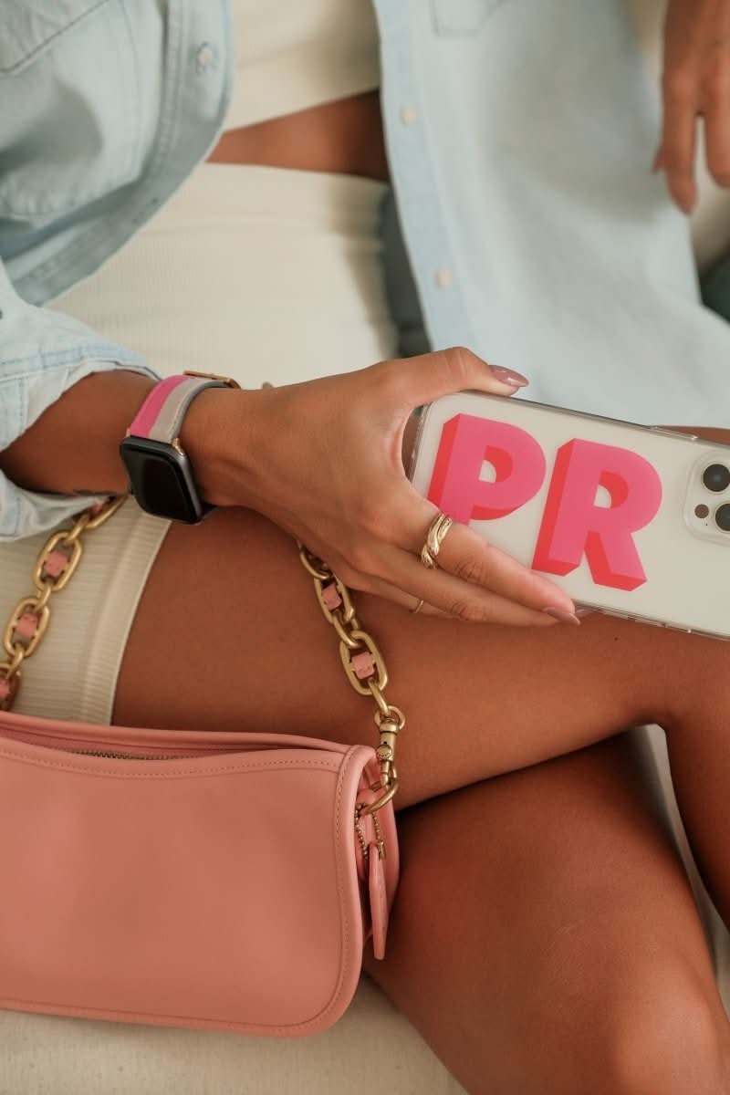 Big Initials Personalized iPhone Case - Custom Phone Cases - iPhone 16 Pro Max - Clear Case - inRipples