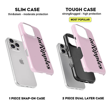 Flowing Color Personalized Monogram iPhone Case - Custom Phone Cases - iPhone 14 Pro - Slim - inRipples